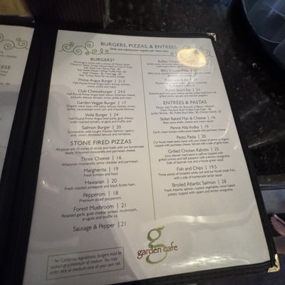 Menu photo 3 Garden Cafe Sherman Oaks, CA Menu photo 3 Garden Cafe Sherman Oaks, CA
