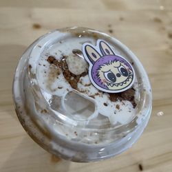 Aesthetica Beauty Spa & Cafe - The cute Labubu sticker my drink came with