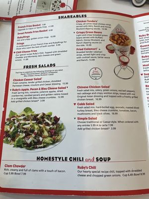 Menu photo 8 Ruby's Diner Carlsbad, CA