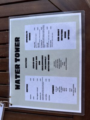 Menu photo 1 Water Tower Outdoor Cafe Lexington, KY