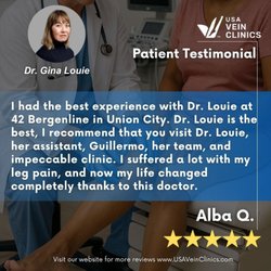 Gina Louie, MD  - USA Vein Clinics - Patient Testimonial