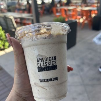 The Stand - American Classics Redefined - Cookie Butter Crunch Shake - New American Near Me - Chino Hills, California