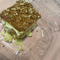 Pizza Express - Almond crunch cake