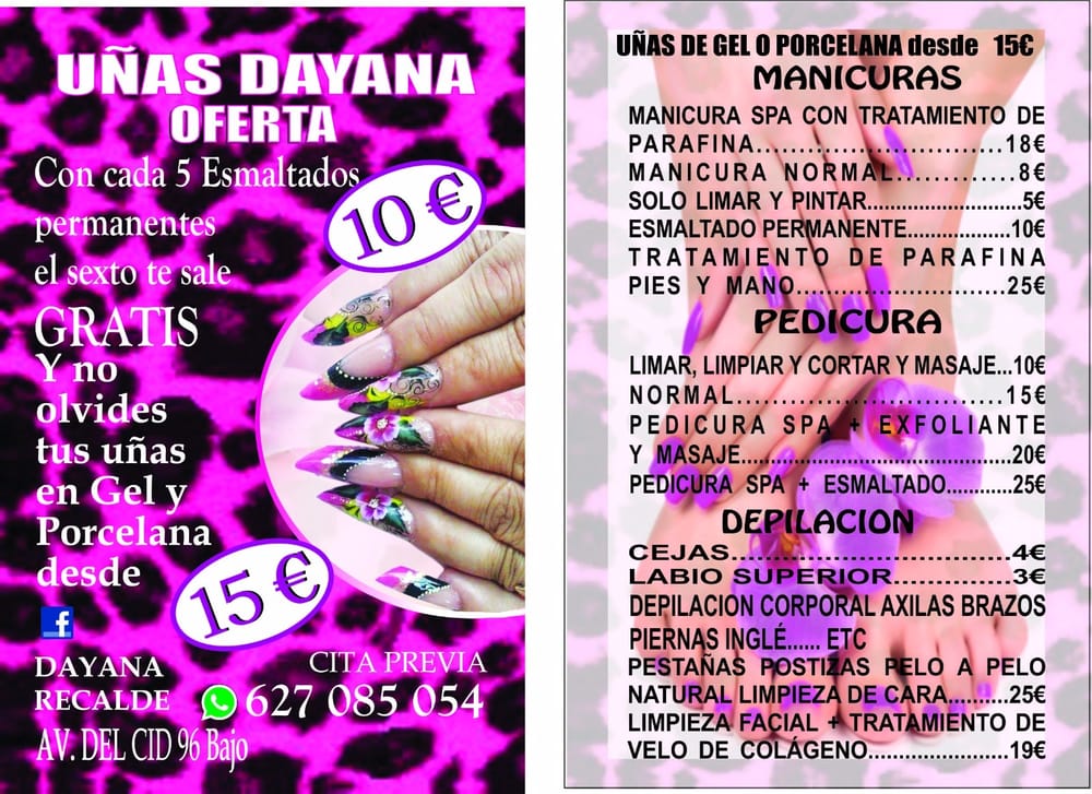 DAYANA NAILS Updated July 2024 11 Photos Avenida del Cid, 96