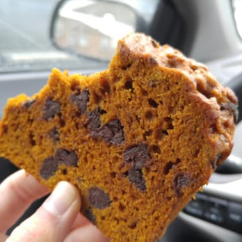 Great Harvest Bread - Pumpkin Chocolate Chip Bread. - Coffee & Tea Near Me - Delafield, Wisconsin