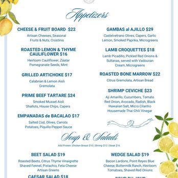 Lemon & Thyme - New American Near Me - Costa Mesa, California