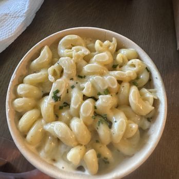 High Bank Distillery - Side of Mac and cheese. Large portion, very cheesy. Had an herb taste not usual in m/c. - American Near Me - Westerville, Ohio High Bank Distillery - Side of Mac and cheese. Large portion, very cheesy. Had an herb taste not usual in m/c. - American Near Me - Westerville, Ohio