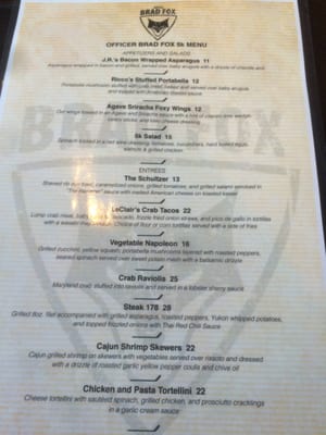 Menu photo 8 Steam Pub Southampton, PA