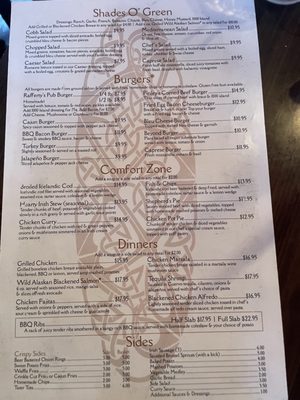 Menu photo 2 Rafferty's Irish Pub Countryside, IL Menu photo 2 Rafferty's Irish Pub Countryside, IL