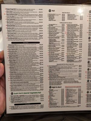 Menu photo 6 Sushi Mori Coquitlam, BC Menu photo 6 Sushi Mori Coquitlam, BC