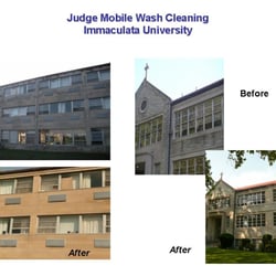 Judge Mobile Wash - Immaculata University Before and After Pressure Washing