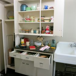 Greenbelt Museum - Interior of Museum house at 10B Crescent, kitchen