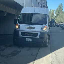 Plumbing Authority van blocking driveway w worker ANTONY inside Plumbing Authority van blocking driveway w worker ANTONY inside