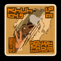 Hollow Earth Radio - KHUH Sticker