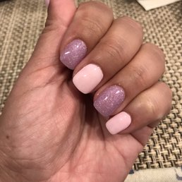 My nails organic powder gel, done by Victoria on 7/12/17! Awesome!!