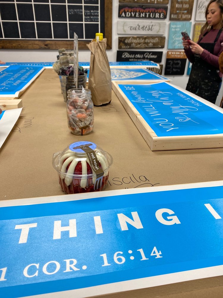 BOARD & BRUSH LENEXA 34 Photos 13970 Santa Fe Trail Dr, Lenexa, Kansas Paint & Sip Phone