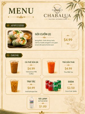 Menu photo 3 Chabalua Restaurant Houston, TX
