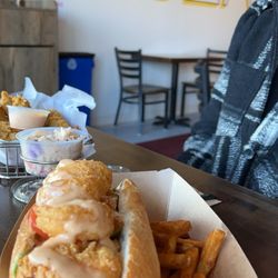 Nola Cajun Kitchen - Shrewsbury - Shrimp Po'Boy