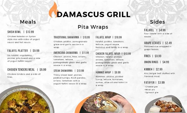 Menu photo 1 Damascus Grill Cranston, RI