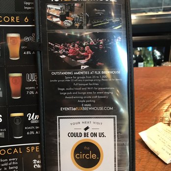 Flix Brewhouse - Menu - Breweries Near Me - El Paso, Texas