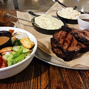 Buckhorn BBQ + Grill - Feast for 2. Tri tip x2, mash, Mac, salad, cornbread - Barbeque Near Me - Folsom, California