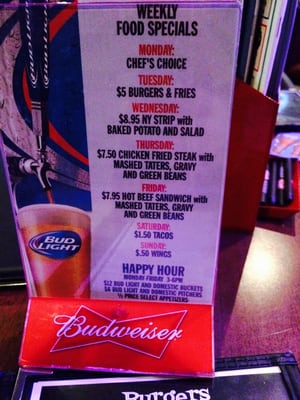 Menu photo 3 Skyybox Omaha, NE