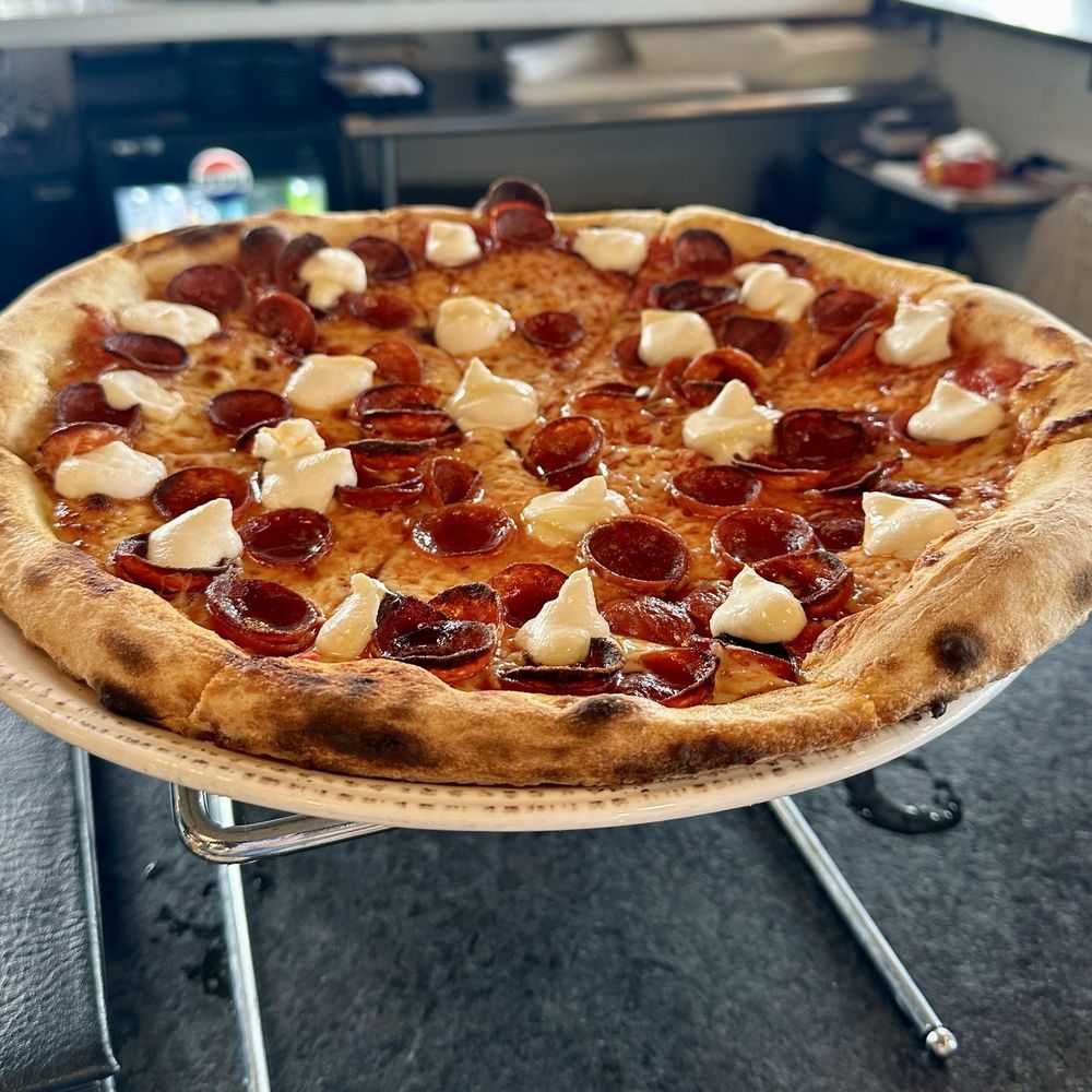 The Artisan Pig - Large Not Just a Roni - Pizza Near Me - Plymouth, Massachusetts The Artisan Pig - Large Not Just a Roni - Pizza Near Me - Plymouth, Massachusetts