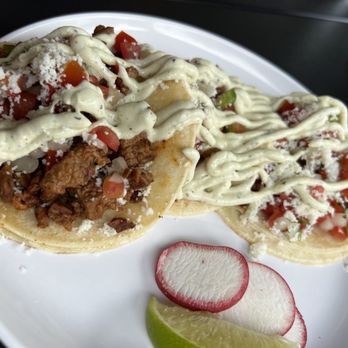 Paws and Pints - Street tacos--pretty but plain - Dog Parks Near Me - Des Moines, Iowa