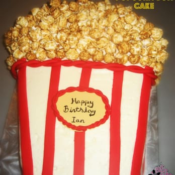 Enticing Cakes - a popcorn box cake - Bakeries Near Me - Peterborough, Ontario