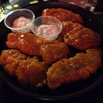 Shake & Speare - Honey Buffalo Chicken Tenders - Cocktail Bars Near Me - Providence, Rhode Island Shake & Speare - Honey Buffalo Chicken Tenders - Cocktail Bars Near Me - Providence, Rhode Island