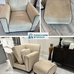 Clean & Shine - chair & ottoman