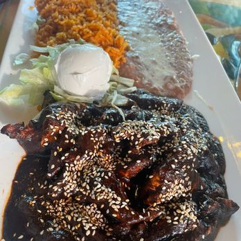 Rancho Grande - Chicken mole, rice and beans - Mexican Near Me - Bakersfield, California Rancho Grande - Chicken mole, rice and beans - Mexican Near Me - Bakersfield, California