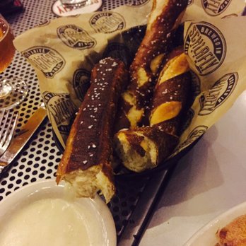 Schlafly Bottleworks - Pretzels (too good to wait to eat them for a picture!) - Brewpubs Near Me - Maplewood, Missouri