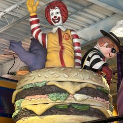 McDonalds - Look to the sky it is a bird. It's a plane. No it's a clown and a crook.