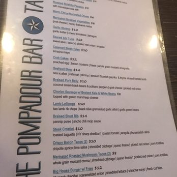 The Pompadour - Awesome food selections and beautiful presentation! - Tapas/Small Plates Near Me - Fairport Harbor, Ohio The Pompadour - Awesome food selections and beautiful presentation! - Tapas/Small Plates Near Me - Fairport Harbor, Ohio