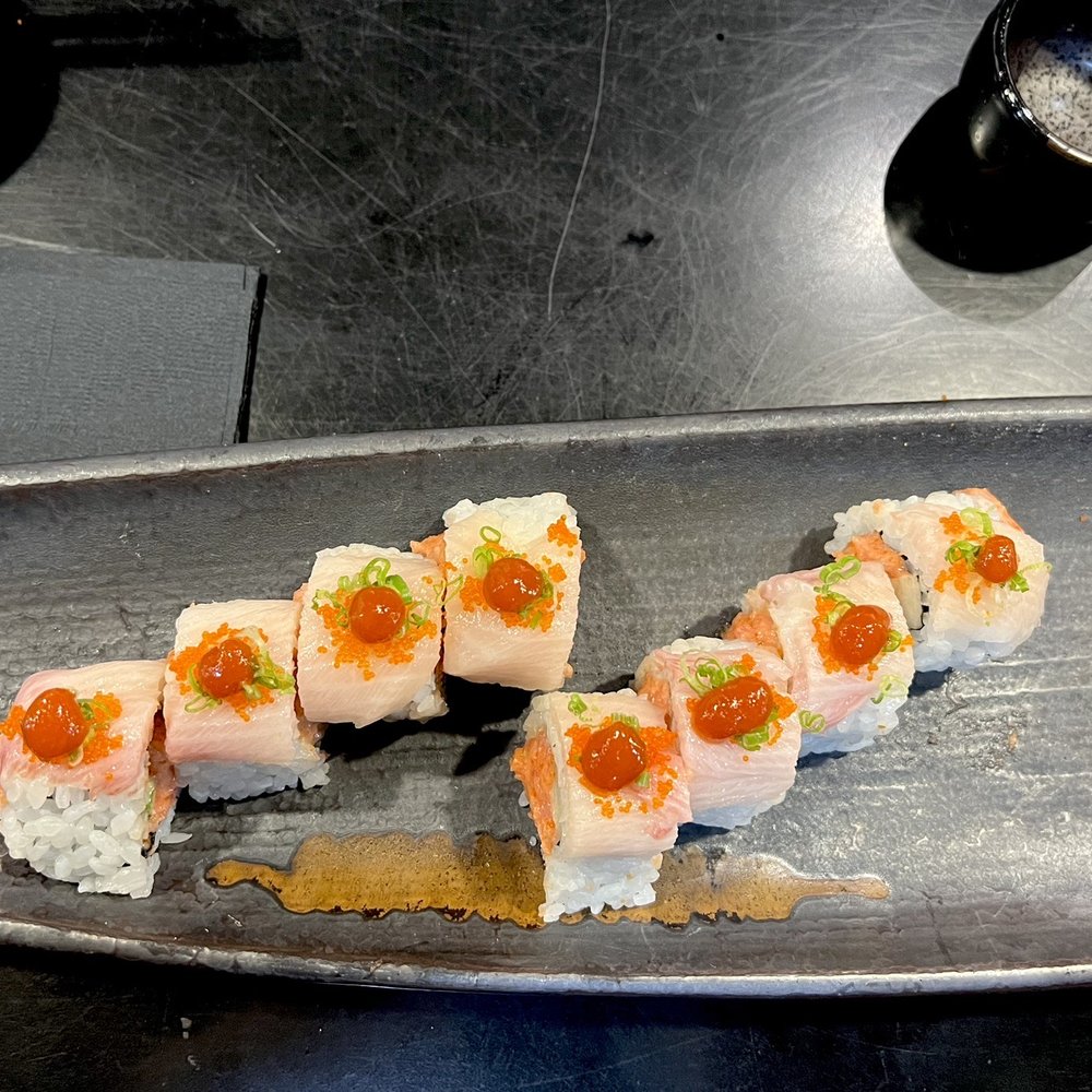 Flying Fish - Spicy Yellowtail Roll - Japanese Near Me - Atlanta, Georgia Flying Fish - Spicy Yellowtail Roll - Japanese Near Me - Atlanta, Georgia