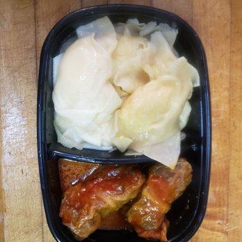 Pierogi Palace - a meal in a plastic container - Polish Near Me - Rahway, New Jersey Pierogi Palace - a meal in a plastic container - Polish Near Me - Rahway, New Jersey