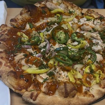 Mootz Pizzeria + Bar - 10" Spicy Hawaiian. - Pizza Near Me - Detroit, Michigan Mootz Pizzeria + Bar - 10" Spicy Hawaiian. - Pizza Near Me - Detroit, Michigan