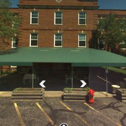 SKLD - Back of building - patio. Nursing Home Escape latter @ right. Get me the hell outta here, lol.