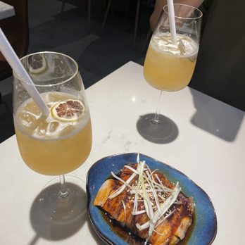 Antidote - Flu shot & Slice pork with garlic sauce - Cocktail Bars Near Me - Brooklyn, New York