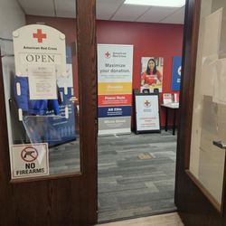 American Red Cross Donation Center - Door entrance