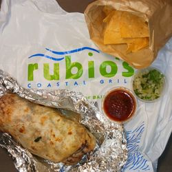 Steak Burrito - the chips were included.