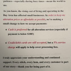 Taraval Tailors - Updates