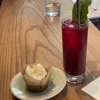 Little Saint - Vegan cupcake and a dynamite very full flavor beety shrub - Vegan Near Me - Healdsburg, California Little Saint - Vegan cupcake and a dynamite very full flavor beety shrub - Vegan Near Me - Healdsburg, California