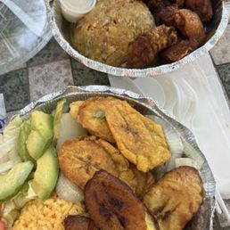 Fried Chicken Chunk, Chicken Mofongo, Zoralie House Special