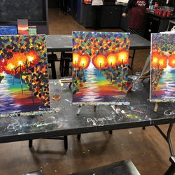 Pinot's Palette - Our 3 pictures, and awesomely fun evening and well hosted!