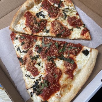 Pino’s Pizza - 2 top tier Margarita Slices - Pizza Near Me - Deer Park, New York Pino’s Pizza - 2 top tier Margarita Slices - Pizza Near Me - Deer Park, New York