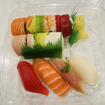 Love Boat Sushi - Rainbow roll and nigiri - Sushi Bars Near Me - San Marcos, California