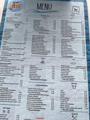 Menu photo 3 The Reef Bar Pinones, PR Menu photo 3 The Reef Bar Pinones, PR