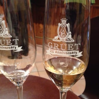 Gruet Winery - Half empty 25 year anniversary glass...needs to be filled 24 more times. - Wineries Near Me - Albuquerque, New Mexico